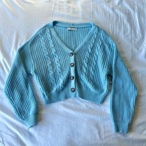Abercrombie blue cardigan